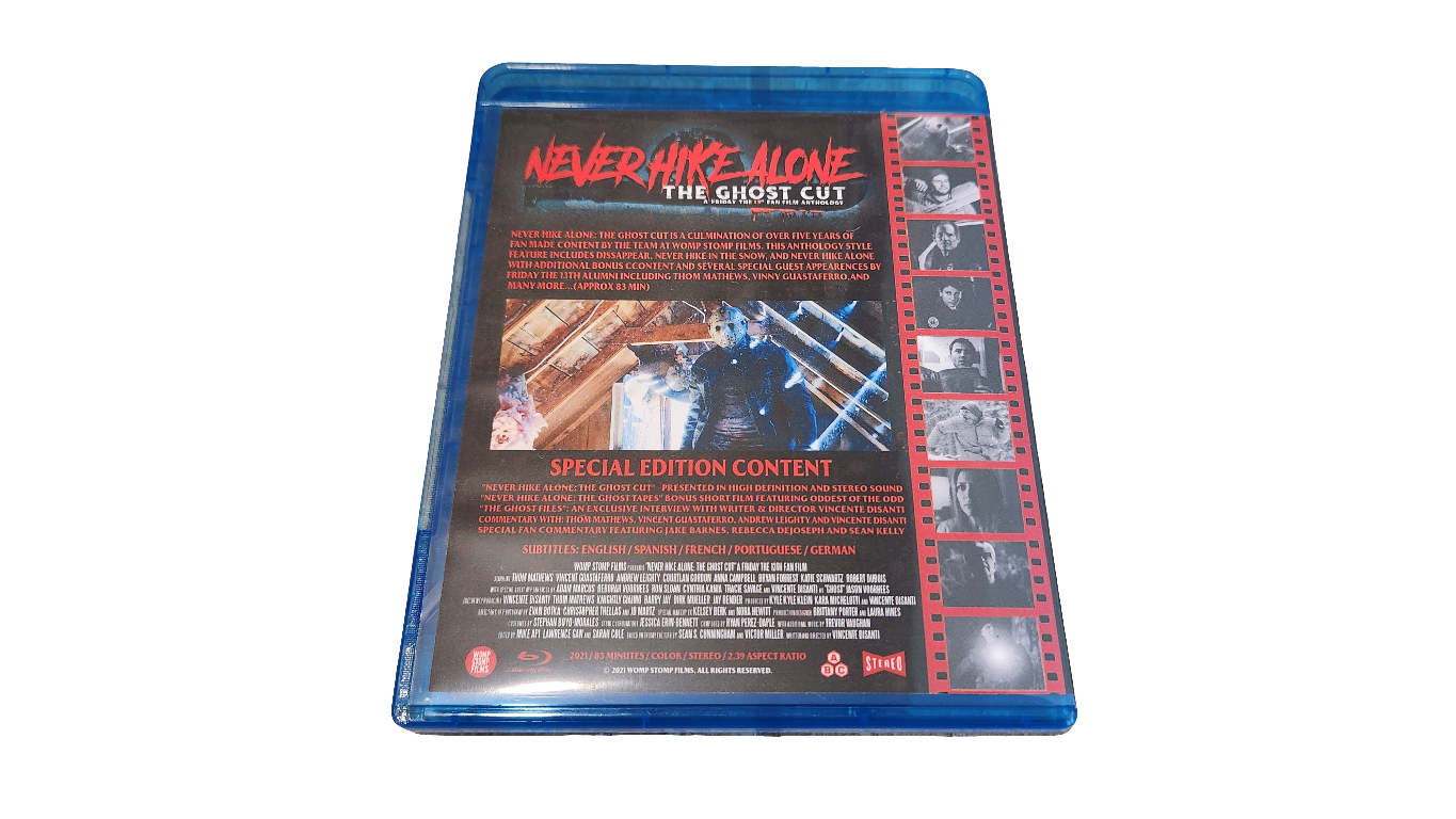Never Hike Alone The Ghost Cut - A Friday the 13th Fan Film (Blu-ray)