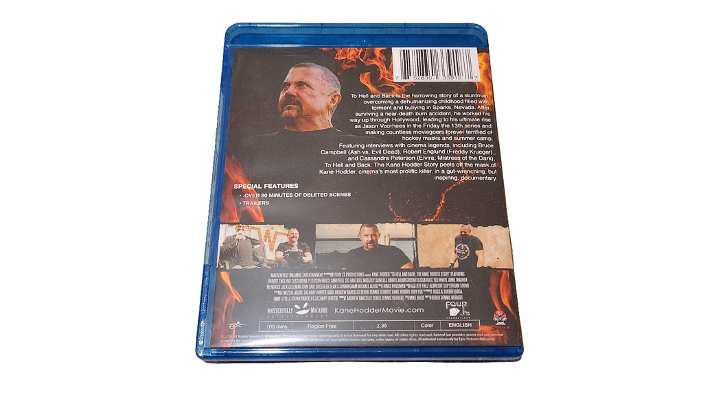 To Hell and Back - The Kane Hodder Story (Blu-ray)