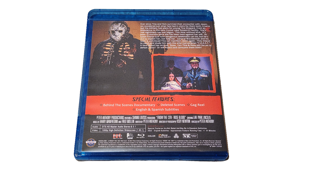 Roseblood - A Friday the 13th Fan Film (Blu-ray)