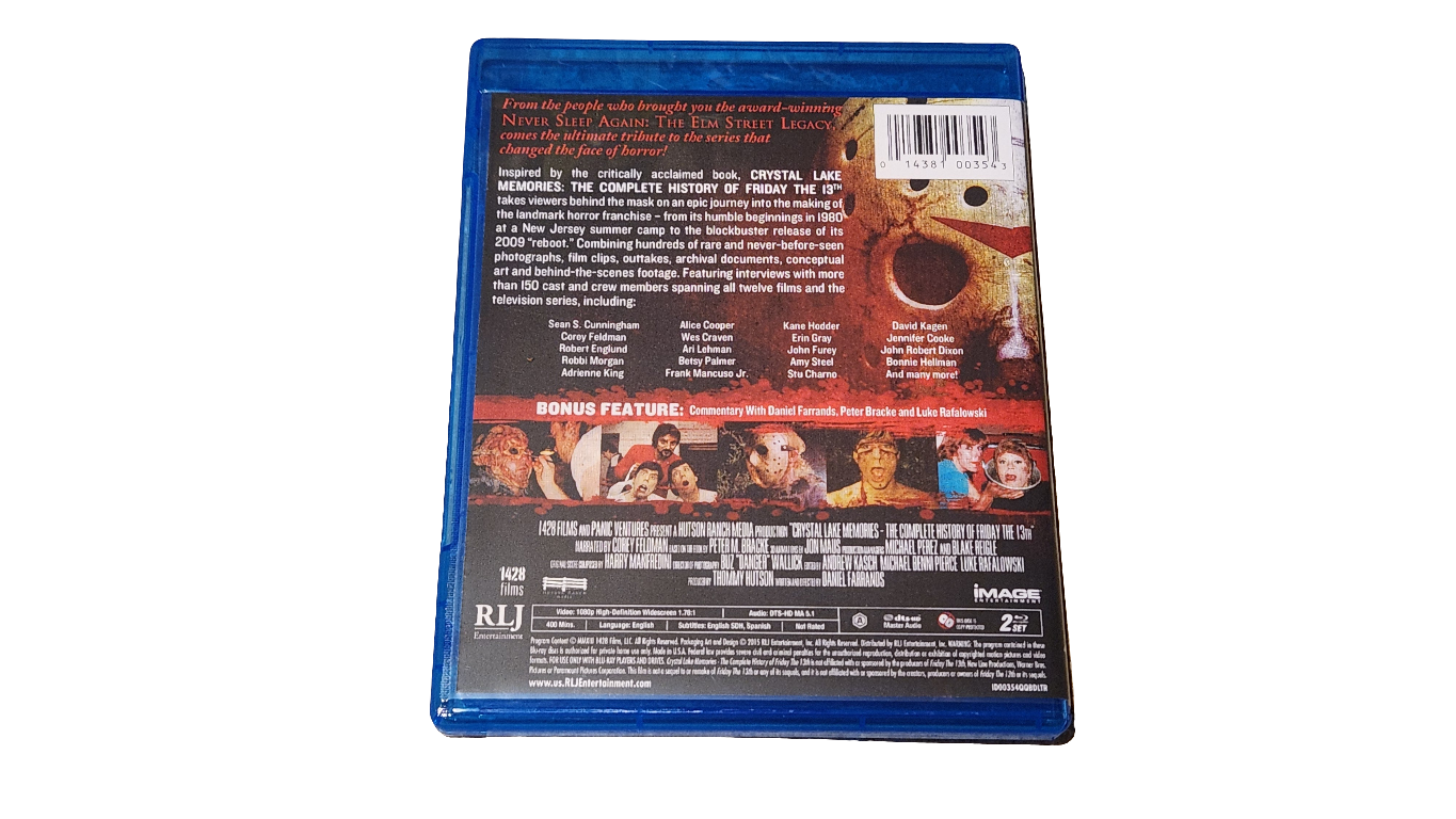 Crystal Lake Memories - The Complete History Of Friday the 13th (Blu-ray)