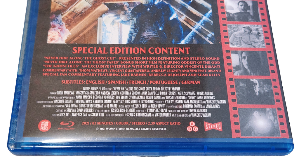 Never Hike Alone The Ghost Cut - A Friday the 13th Fan Film (Blu-ray)