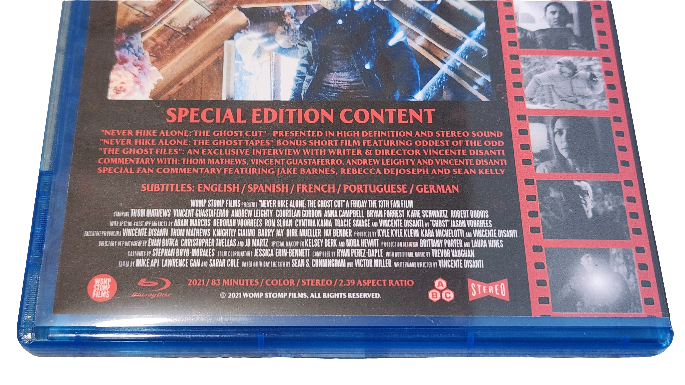 Never Hike Alone The Ghost Cut - A Friday the 13th Fan Film (Blu-ray)