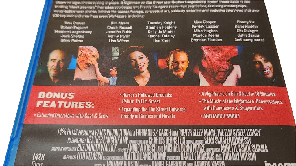 Never Sleep Again - The Elm Street Legacy (Blu-ray) A Nightmare on Elm Street Documentary